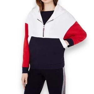 Tommy Hilfiger Colorblock Half-Zip Top, size XS